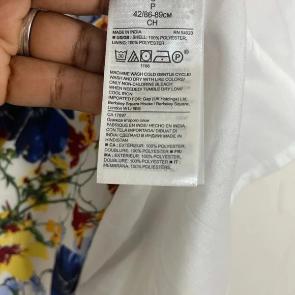 Banana Republic Floral Cinched Waist Dress - Picture 10 of 13